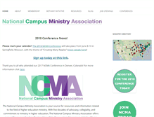 Tablet Screenshot of campusministry.net